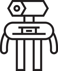 Robot Character Icon
