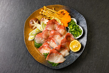 ぶりしゃぶ　Shabu-shabu Japanese food of yellowtail