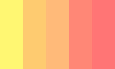 strawberry sunrise color palette. abstract background
