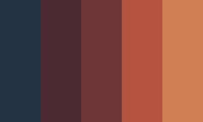 Obraz premium bloody moon color palette. abstract background with stripes