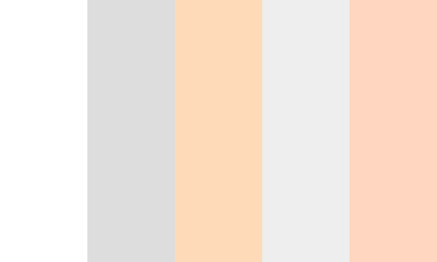 peachy gray color palette