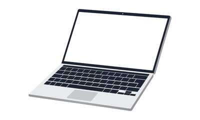 Fototapeta premium Vector illustration material of simple computer