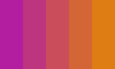 cool sunrise sunset color palette. abstract background with stripes