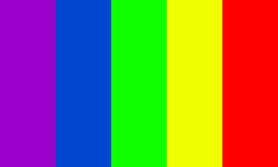 Naklejka premium rainbow color palette