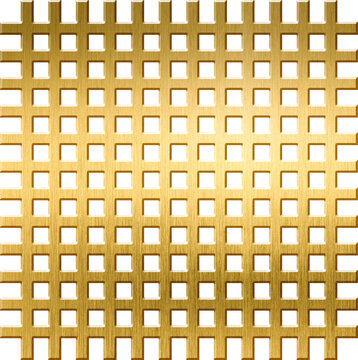 Kete Pa (Good Bed) in Radiant Gold - Symbolizing a Good Marriage and Family Life from Ghana, Perfect for Wedding and Relationship-Themed Artworks