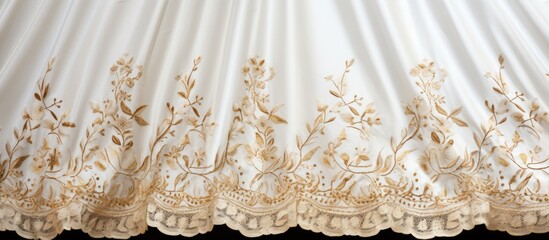Details of traditional Jewish wedding canopy cloth