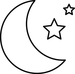 Stars line icons set. Rank, quality, shining sparkle, magic, favorite, logo, bright firework, falling, fantasy vector illustration.