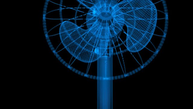 wireframe fan 