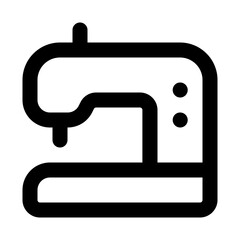 Sewing Machine Line UI Icon