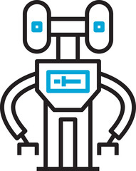 Robot Character Icon
