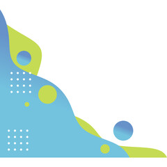 Geometric Memphis Corner