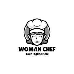 Woman Chef Logo Design