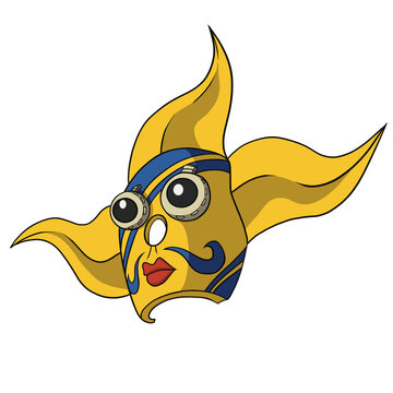 The Toge King mask is a mask used by one of the characters in a famous Japanese anime. This mask became iconic when the character wore it.