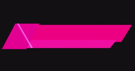 4K Animation of the modern lower third in Alpha Channel. Smooth movement Animation of the modern lower third in 4K Alpha Channel. Lower Third for TV news, and news channels. 
