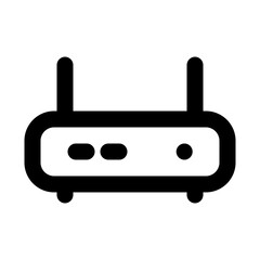 WIfi Router Line UI Icon