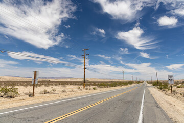 Perspective of a road