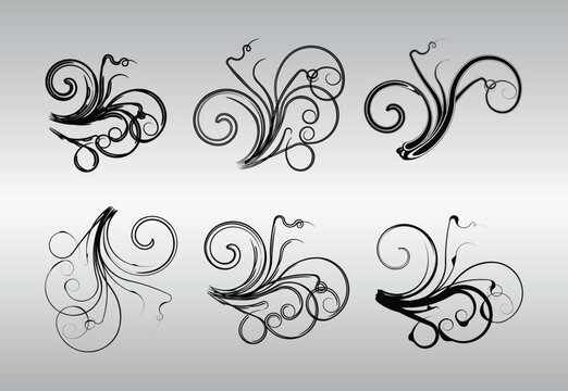 Free Floral Vector and Photoshop Brushes