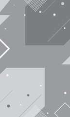Abstract geometric shapes grey background