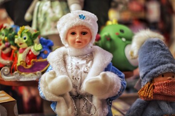 New Year's figurine of the Snow Maiden