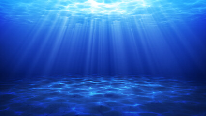 海中　水中　背景素材