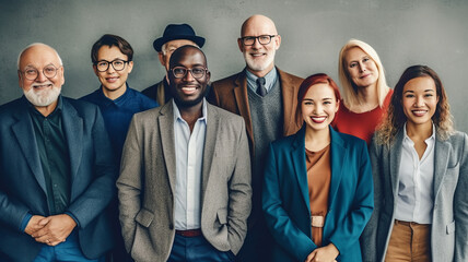 Diverse Multiethnic People with Different Jobs ,generative ai. - obrazy, fototapety, plakaty