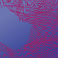 Abstract background with curved lines