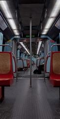 interior of lisbon's subway