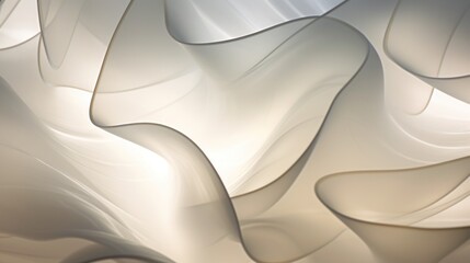 beautiful abstract background from transparent translucent waves