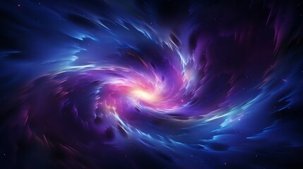 abstract swirling galaxy, nebula, and cosmic dust converging toward a luminous center. abstract background template