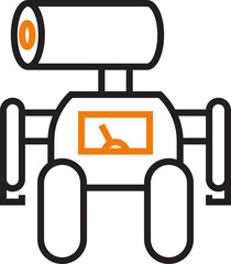Robot Character Icon