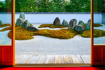 京都、光清寺の心和の庭