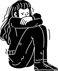 Depressed Illustration Mental Health