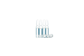 PNG, Glass medical ampoules with liquid, isolated on white background