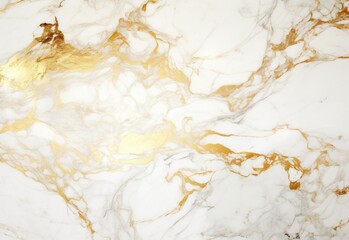 a white marble texture with gold foil,