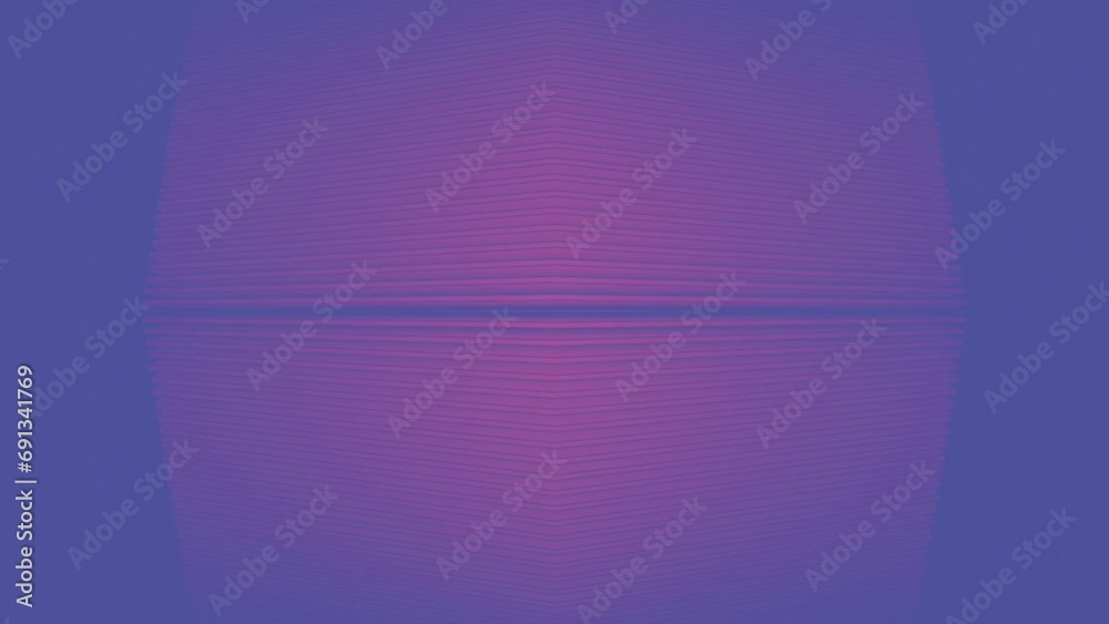 Aufkleber Digital loop animation of a simple geometric pattern. 3d rendering 4K