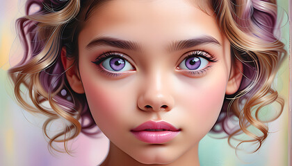 Fototapeta premium Harmony of Colors: Exploring the Diverse World of Multicolored Lipstick Beauties.(Generative AI)