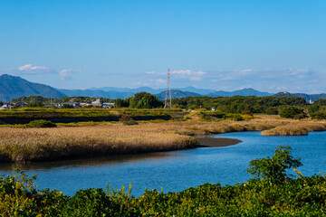 Obraz premium 美しい河川の風景