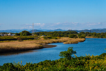 美しい河川の風景