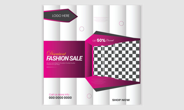 fashion social media post design