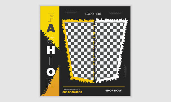 fashion social media post design