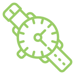Vector Design Wristwatch Icon Style
