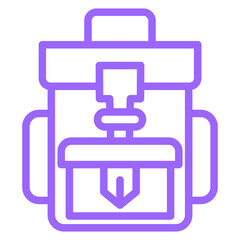 Vector Design Backpack Icon Style