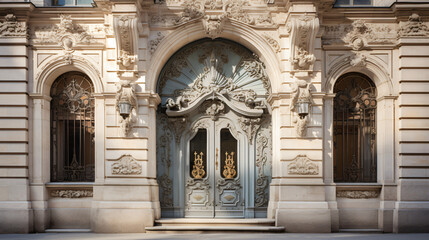 Old building entrance detail