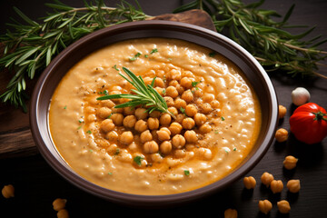 Chickpea Soup a classic of Umbrian cuisine and the epitome of Italian comfort food