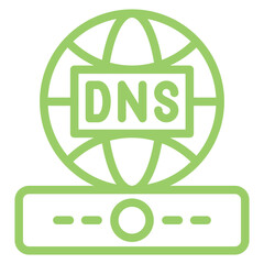 Vector Design DNS Icon Style