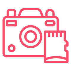 Vector Design Camera Drive Icon Style