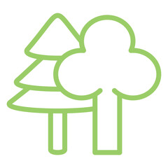Vector Design Forest Icon Style