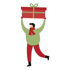 Christmas Celebrating Illustration 