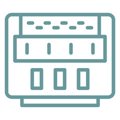 Vector Design Taxi Meter Icon Style