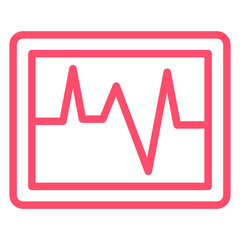 Vector Design Electrocardiogram Icon Style